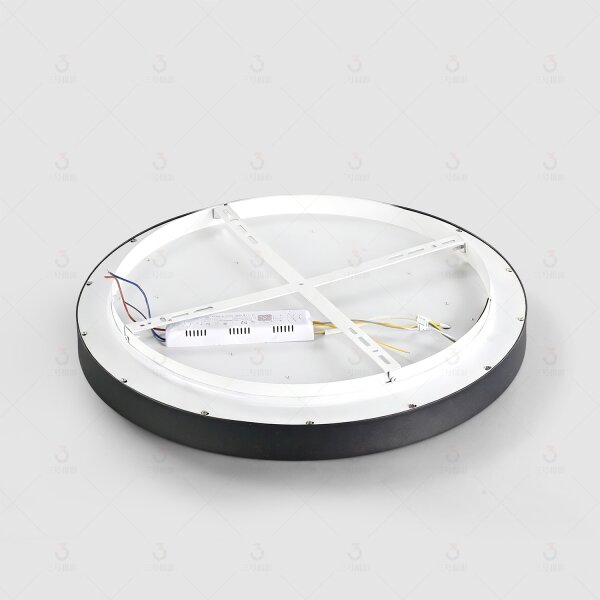 Brilagi - Димируемо LED осветително тяло GLASS POOL DOUBLE LED/80W/230V 60 см черно + дистанционно управление