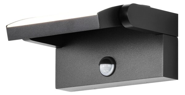 CMD LED лампа за стена 9081, сензорна, антрацит, 21 cm, CCT, IP54, Черен, Алуминий, Модерен