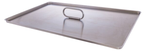 Правоъгълен капак за тава ХРОМ, неръждаема стомана, 60,5х40,5х1,5 см