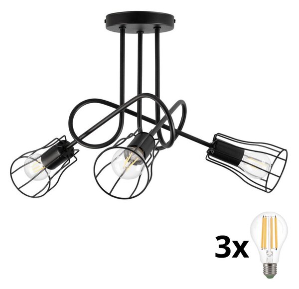 Повърхностно монтиран Полилей OXFORD 3xE27/15W/230V