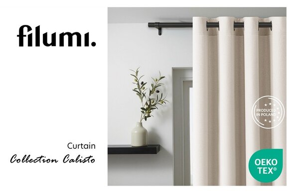 Кремаво dimout перде 140x250 cm Calisto – Filumi