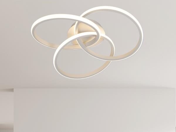 LED Димируем плафон LED/70W/230V 3000-6500K бял + дистанционно управление