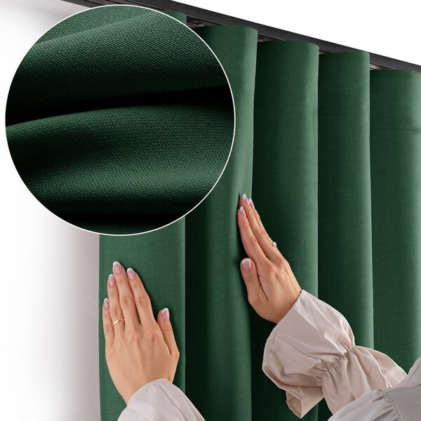 Тъмнозелено dimout перде 140x250 cm Calisto – Filumi