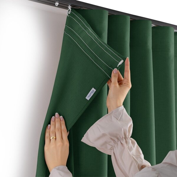 Тъмнозелено dimout перде 140x250 cm Calisto – Filumi