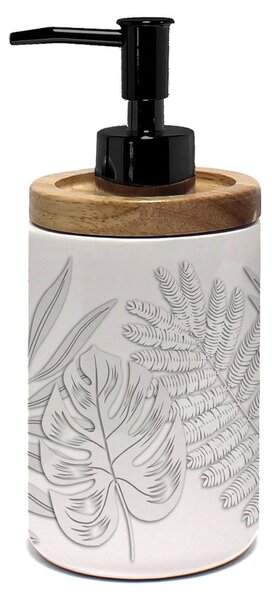 Бял керамичен диспенсър за сапун 46 ml Amber – douceur d'intérieur