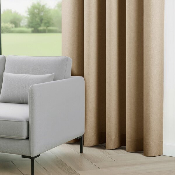 Бежово dimout перде 200x250 cm Calisto – Filumi