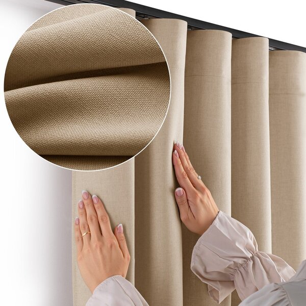 Бежово dimout перде 140x250 cm Calisto – Filumi