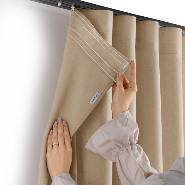 Бежово dimout перде 140x250 cm Calisto – Filumi