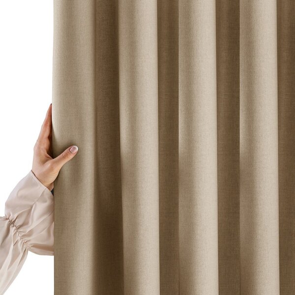 Бежово dimout перде 140x250 cm Calisto – Filumi