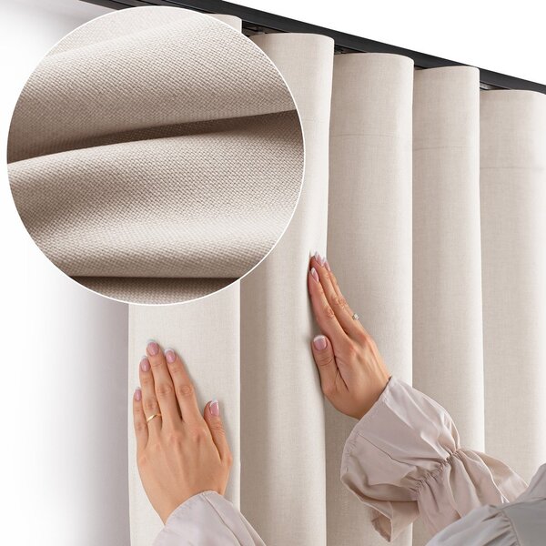 Кремаво dimout перде 140x250 cm Calisto – Filumi