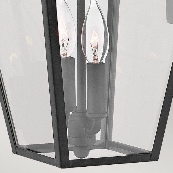 Quintiesse QN-ALFORD-PLACE2-M-MB - Външна стенна лампа ALFORD M 2xE14/40W/230V IP44