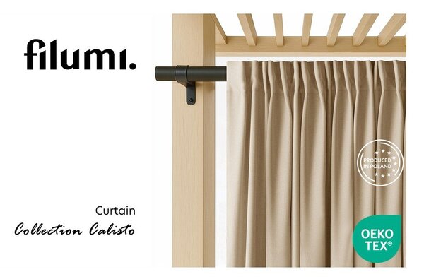 Бежово dimout/външно перде 155x250 cm Calisto – Filumi