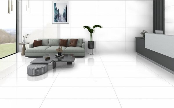 Гранитогрес Plain White - 60 x 120 cm