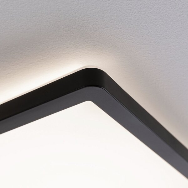 Paulmann Atria Shine Panel 3-стъпков черен 830 58x20, Затъмняване, Черен, Дневна/трапезария, Пластмаса, Модерен