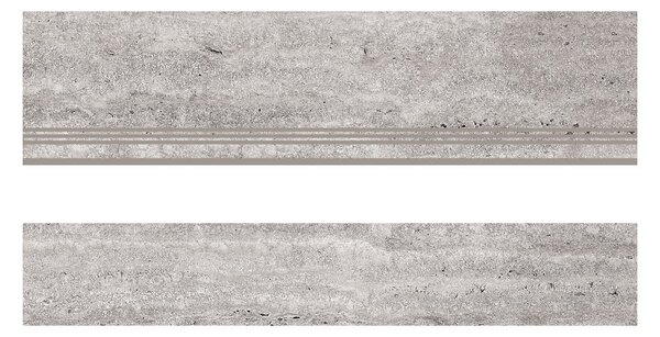 Стъпало Travertino Smoky - стъпало 30 x 120 cm и чело 17 x 120 cm