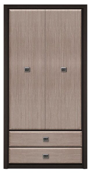 Гардероб Koen SZF2D2S - 103.5 х 200 х 56.5 cm, венге магия