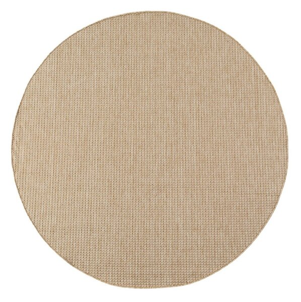 Бежов кръгъл килим за открито и закрито ø 80 cm Mira 1450 – Ayyildiz Carpets