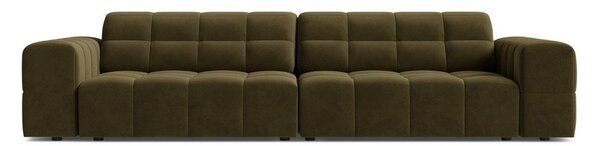 Кадифен диван в цвят каки 252 cm Chicago – Cosmopolitan Design