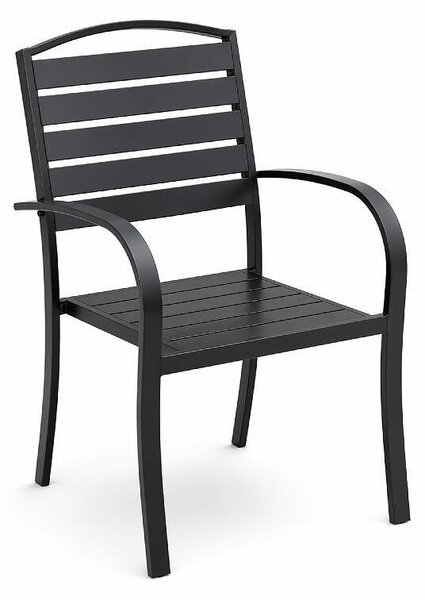 Градински стол - 58 x 57 x 89 cm, метална конструкция