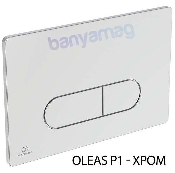 I.Life B Rimless+ WC комплект за вграждане: пневматична структура + тоалетна чиния + бутон