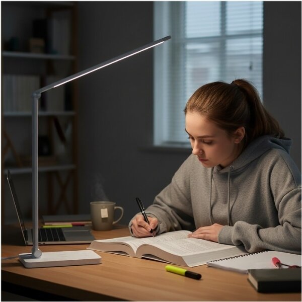 LED димируема настолна лампа с безжично зареждане NOBLITE Q LED/7W/230V 3000/4000/6500K бяла