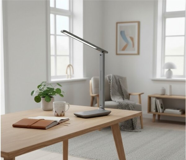 LED настолна лампа с димер NOBLITE N LED/7W/230V 3000/4000/6500K сива