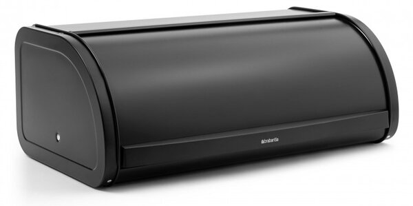 Кутия за хляб Brabantia Roll Top 646885, 16 л, 44.5х26 см, Лека и здрава конструкция, Черен