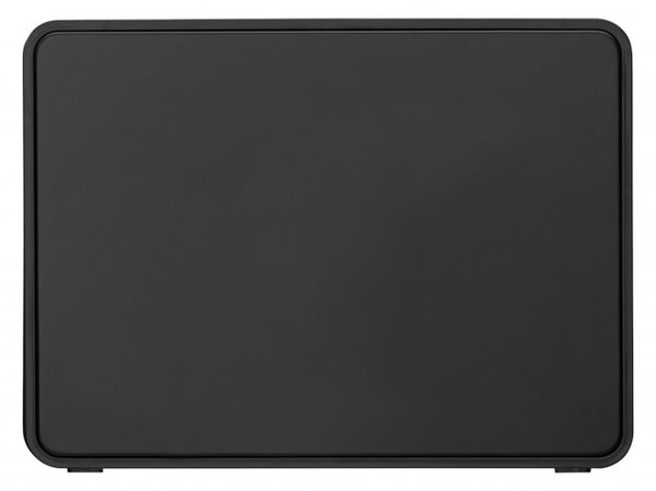 Кутия за хляб Brabantia Fall Front 107852, 18 л, 46.5х25 см, Стенен монтаж, Без пръстови отпечатъци, Инокс/Мат