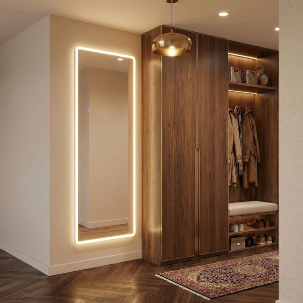 Огледало LED Classico 60x170cm White