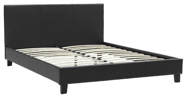 Двойно легло NEVIL PU черен мат 150x200