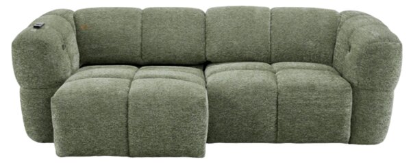 ДИВАН ТРОЙКА С ЕЛЕКТРИЧЕСКИ МЕХАНИЗЪМ - ORTONA LUX, ТЪМНОЗЕЛЕН