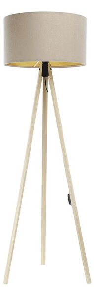 Лампион STANDART 1xE27/60W/230V бежов