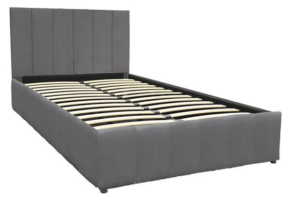 Легло SNUGGLE 120x200 см с Място за Съхранение - Кадифе Антрацит