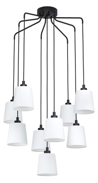 Eglo 39738 - Висящ полилей BERNABETTA 9xE27/40W/230V бял