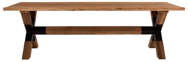 Маса KATTE 250x100x78см -натурал тиково дърво