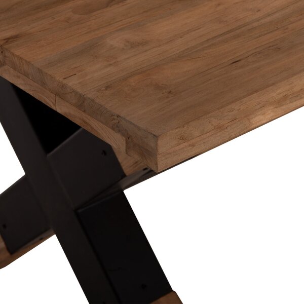 Маса KATTE 250x100x78см -натурал тиково дърво