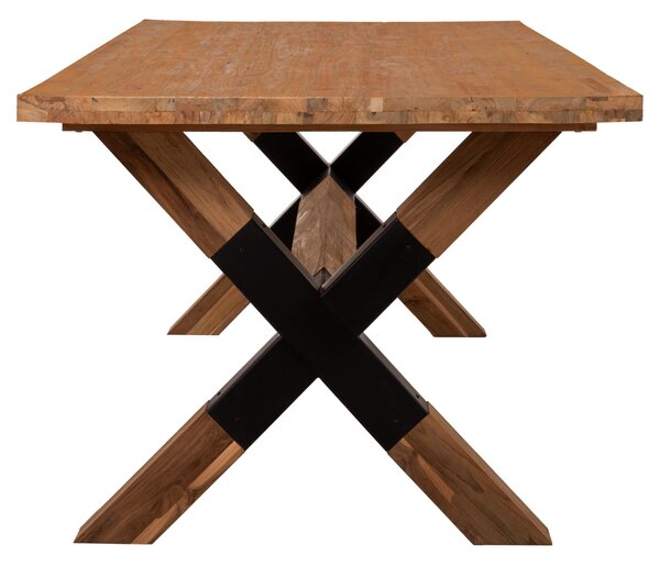 Маса KATTE 250x100x78см -натурал тиково дърво