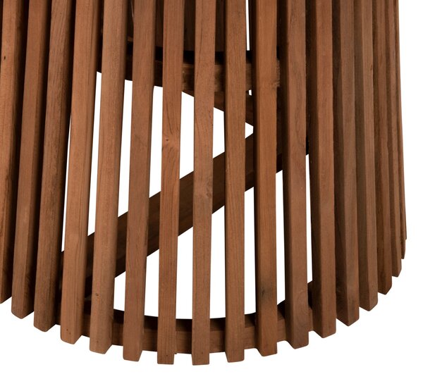 Трапезна маса REMIK тиково дърво натурал 100x200x75.5см.плот 4см