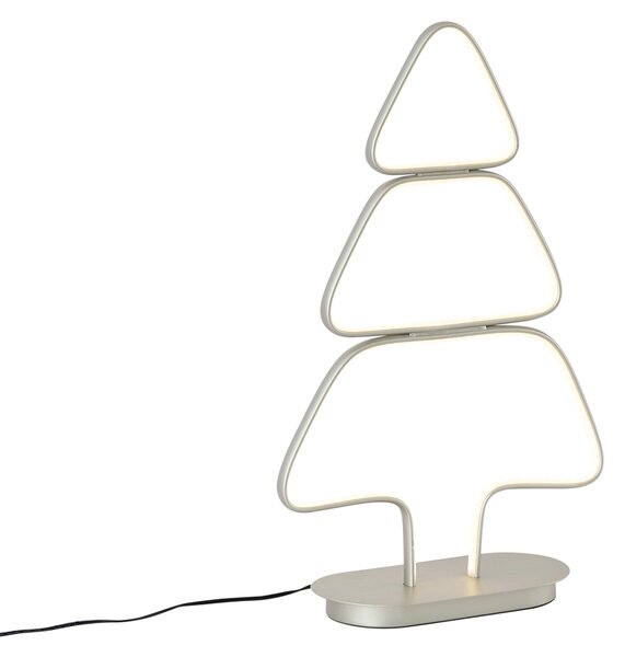 Коледна настолна лампа стоманена коледна елха с LED - Arbre