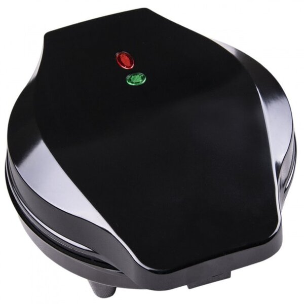 Гофретник Rosberg R51442GB, 1200W, незалепващо покритие, черен