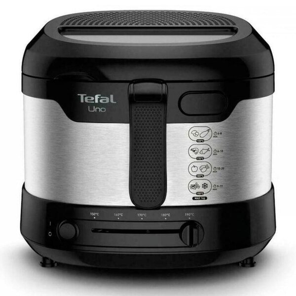 Фритюрник Tefal UNO FF215, 1.8л. вместимост, регулируем термостат, 1600W, черен