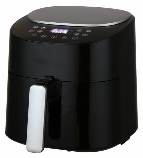 Фритюрник с горещ въздух Oliver Voltz OV51980O Black, 4.2 л. вместимост, 8 програми, LED дисплей, 1300W