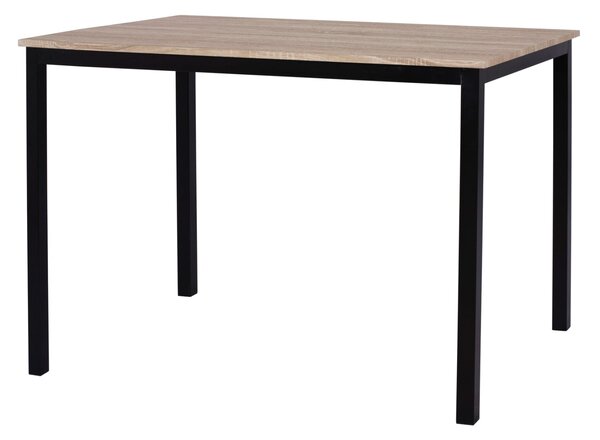 Трапезна маса PANYA 110x70x76см сонома, черни крака