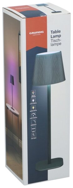 Grundig - RGB LED димируема сензорна настолна лампа LED/5V 1200 mAh