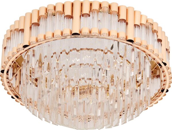 Brilagi - LED димируемо таванно осветително тяло CROWN LED/41W/230V Ø 48 см златисто + дистанционно управление