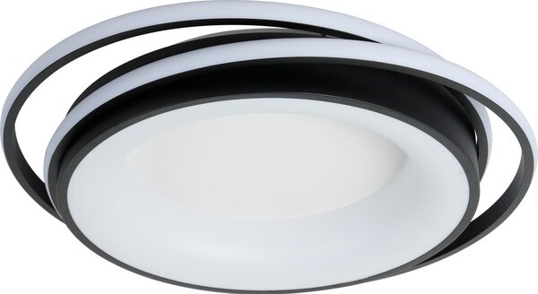 Brilagi - Димируема LED таванна лампа IRIS LED/84W/230V 47x51 cm черна + ДУ