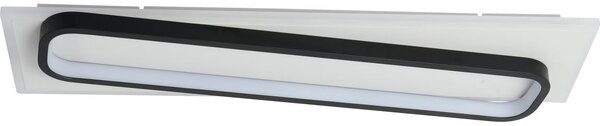 Brilagi - димируем LED плафон OUTLINE LED/52W/230V 15x60 cm бял/черен + дистанционно управление