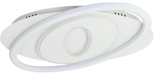 Brilagi - димируемо LED таванно осветително тяло IRIS LED/78W/230V 37x49 cm бяло + дистанционно управление