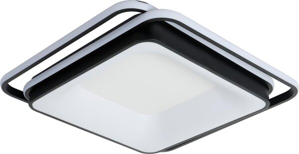 Brilagi - димируемо LED таванно осветително тяло IRIS LED/102W/230V 50x50 cm черно + дистанционно управление