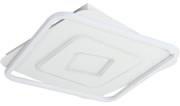 Brilagi - Димируемо LED таванно осветително тяло IRIS LED/98W/230V 50x50 cm бяло + дистанционно управление